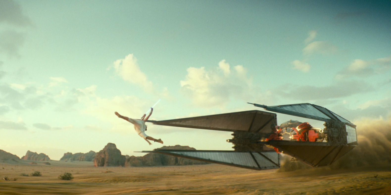 Star Wars The Rise of Skywalker Trailer - Rey Fighting TIE Interceptor