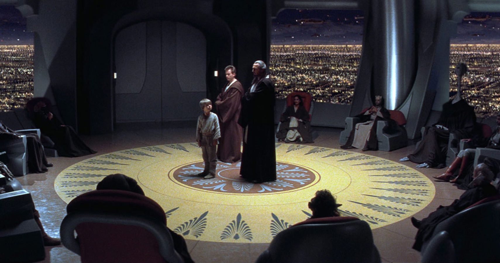 Jedi council. Зал совета джедаев. Совет джедаев кресла.