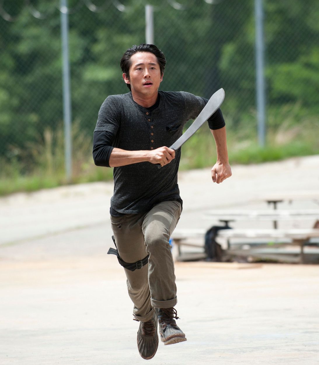 Steven Yeun As Glenn In The Walking Dead