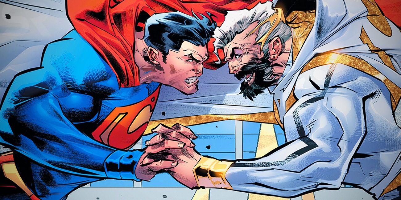 Superman Fights His Future Self Comic