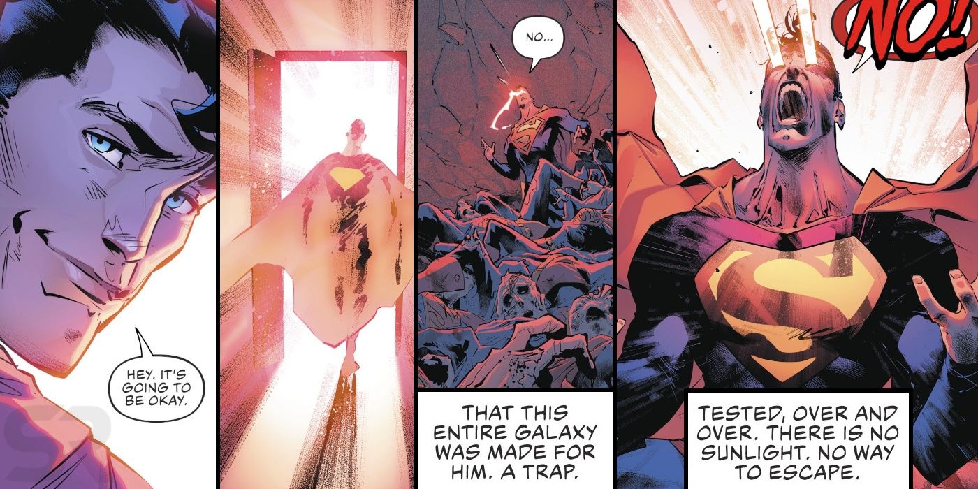 Superman Tricked in Justice League Comic