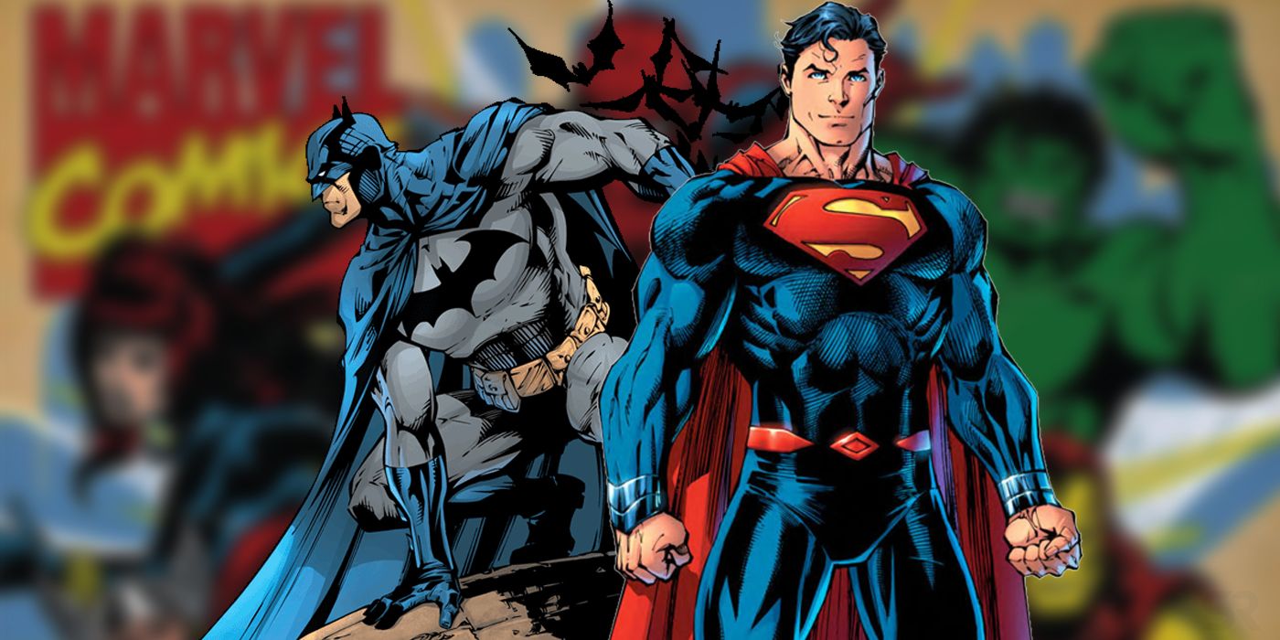 Superman and Batman DC Marvel