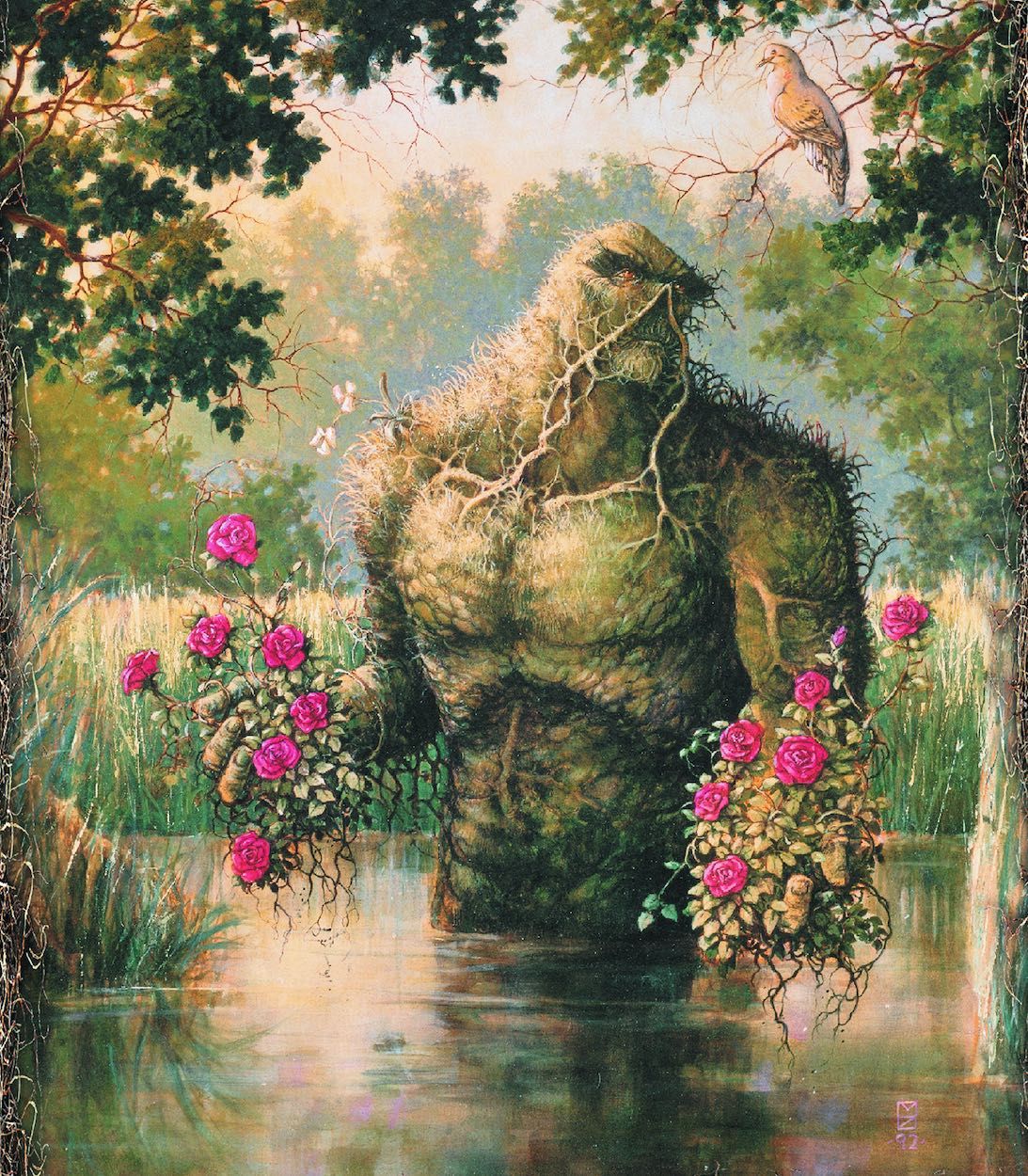 Swamp Thing Comics Art Vertical