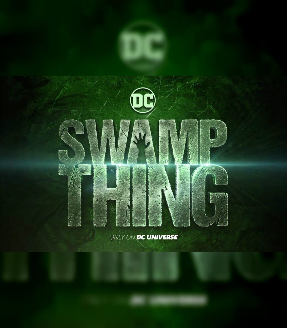 Swamp Thing DC Universe Logo Vertical