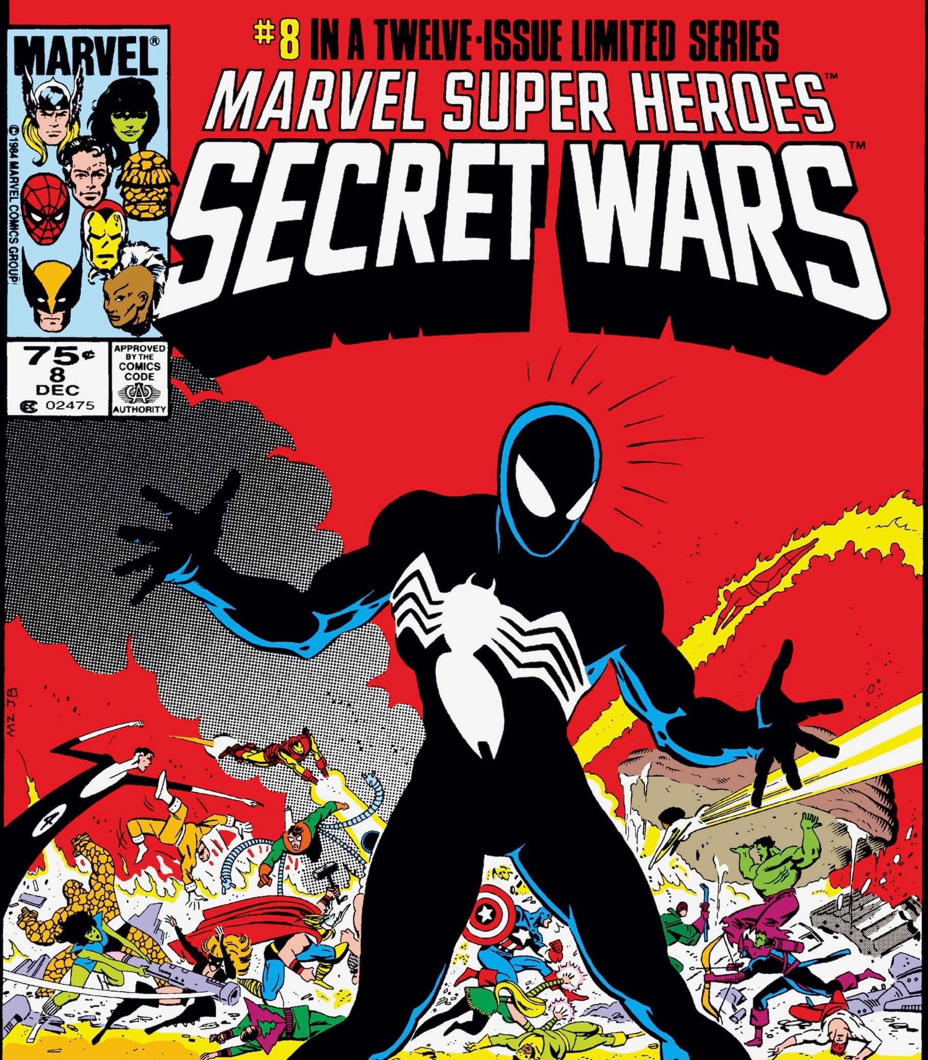 Symbiote Spider-Man Secret Wars Vertical