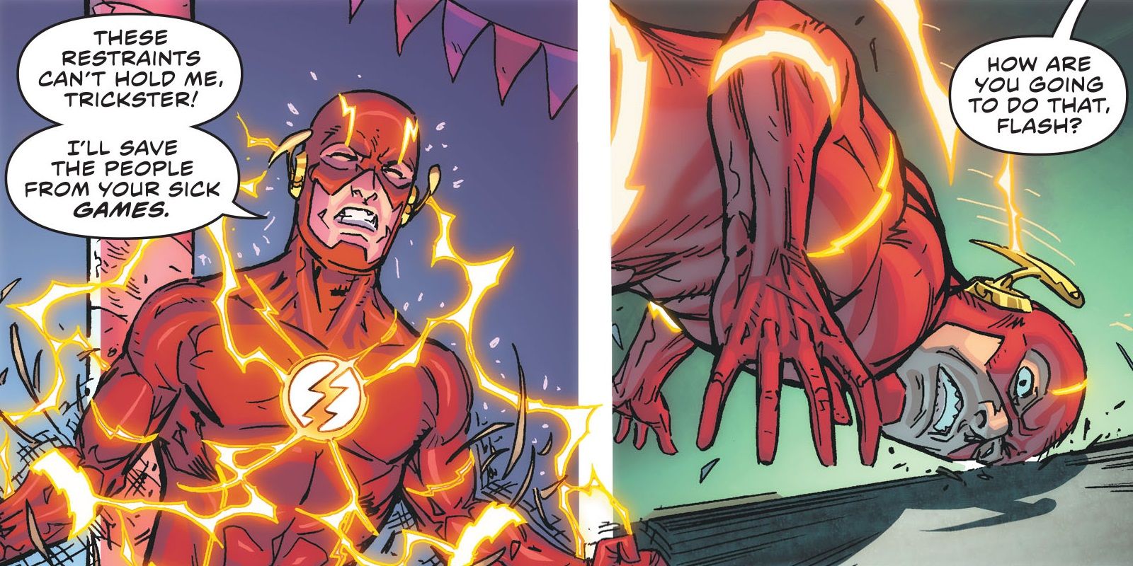 The Flash Comic Legless Twist