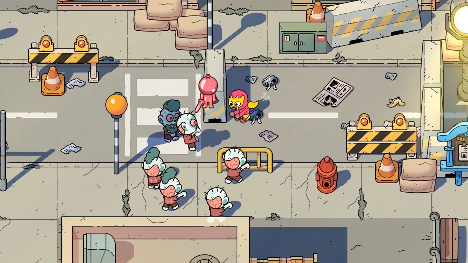 The Swords of Ditto Mormos Curse Fighting Zombies In City
