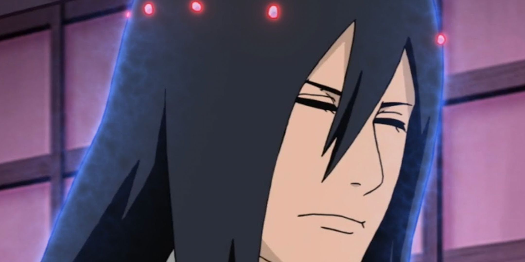 The Third Mizukage closes his eyes in Naruto