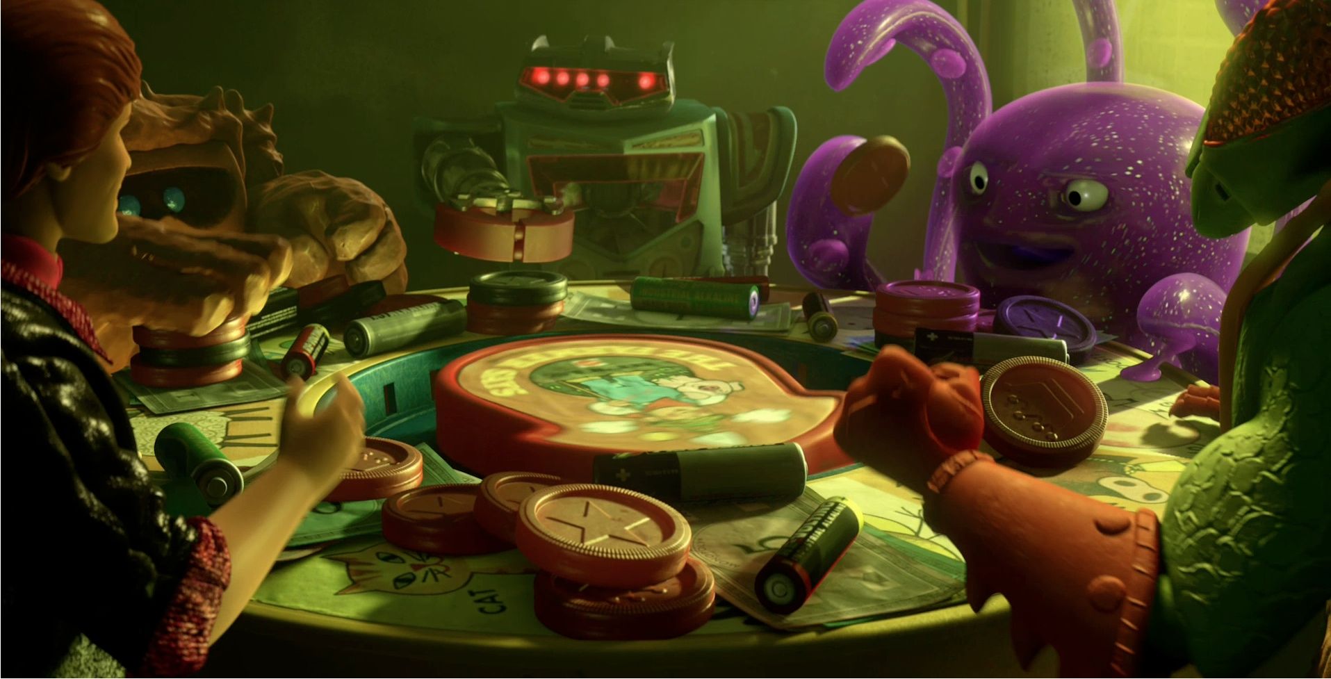 Ken plays poker with toys in Toy Story