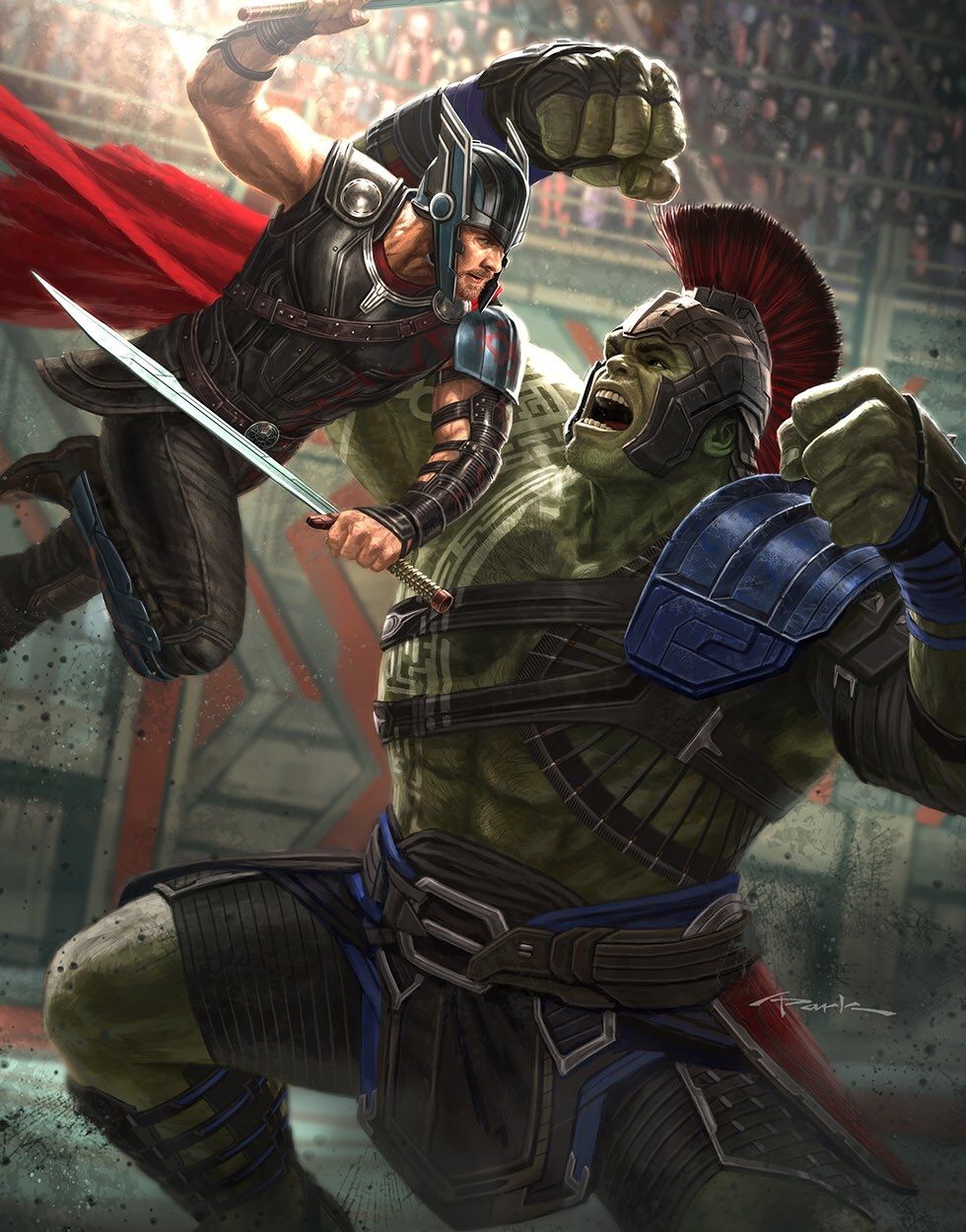 Thor Hulk Ragnarok Vertical