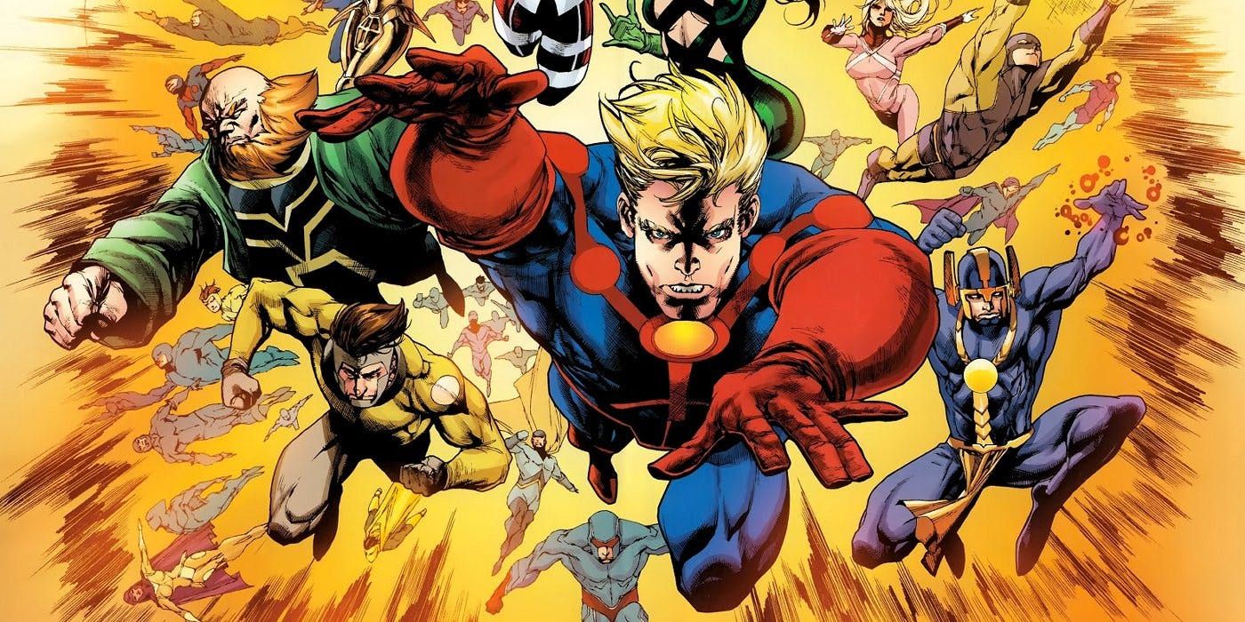 The Eternals in the Thor Saga from the Marvel Comics