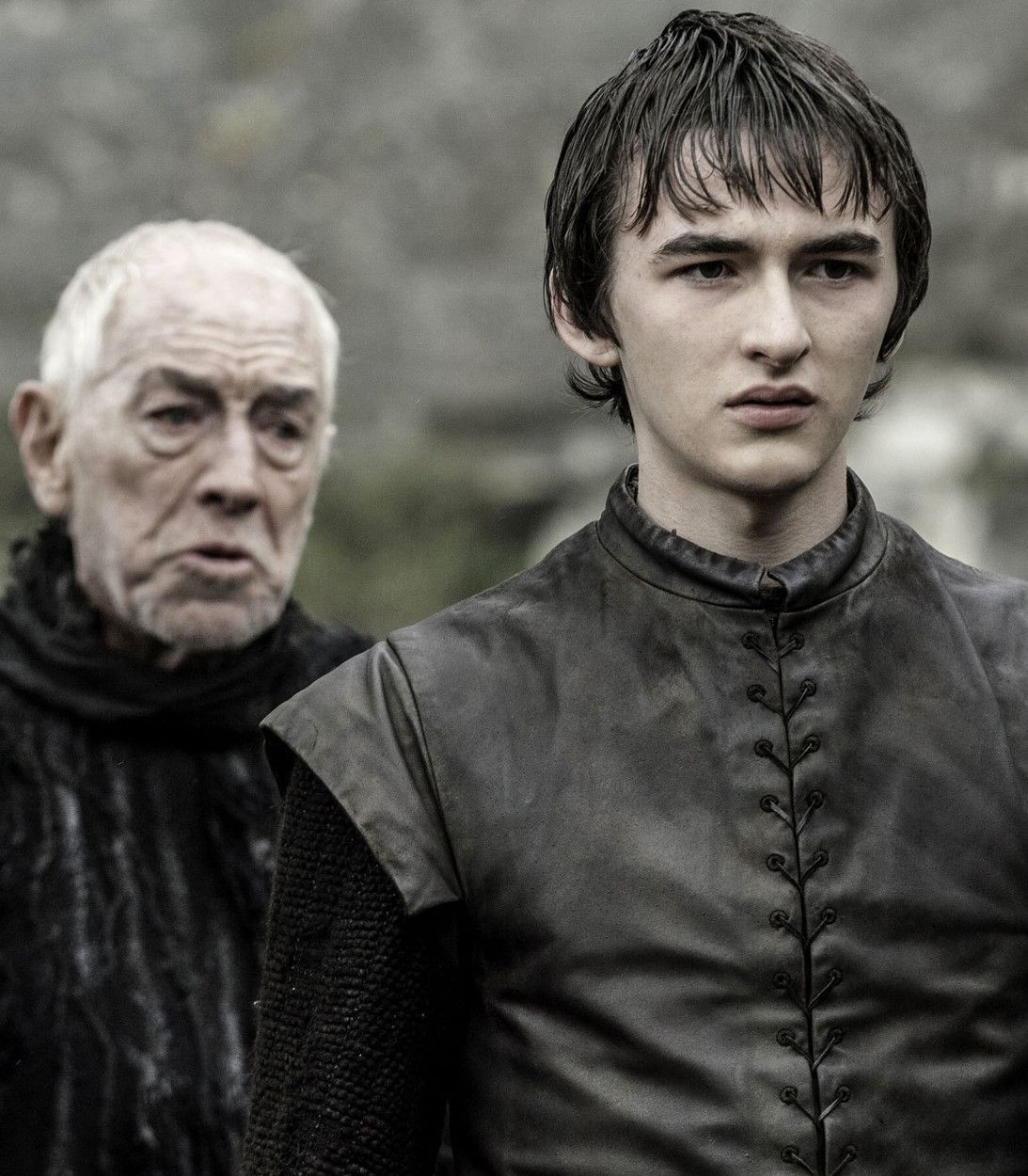 Three Eyed Raven And Bran Stark In Game Of Thrones