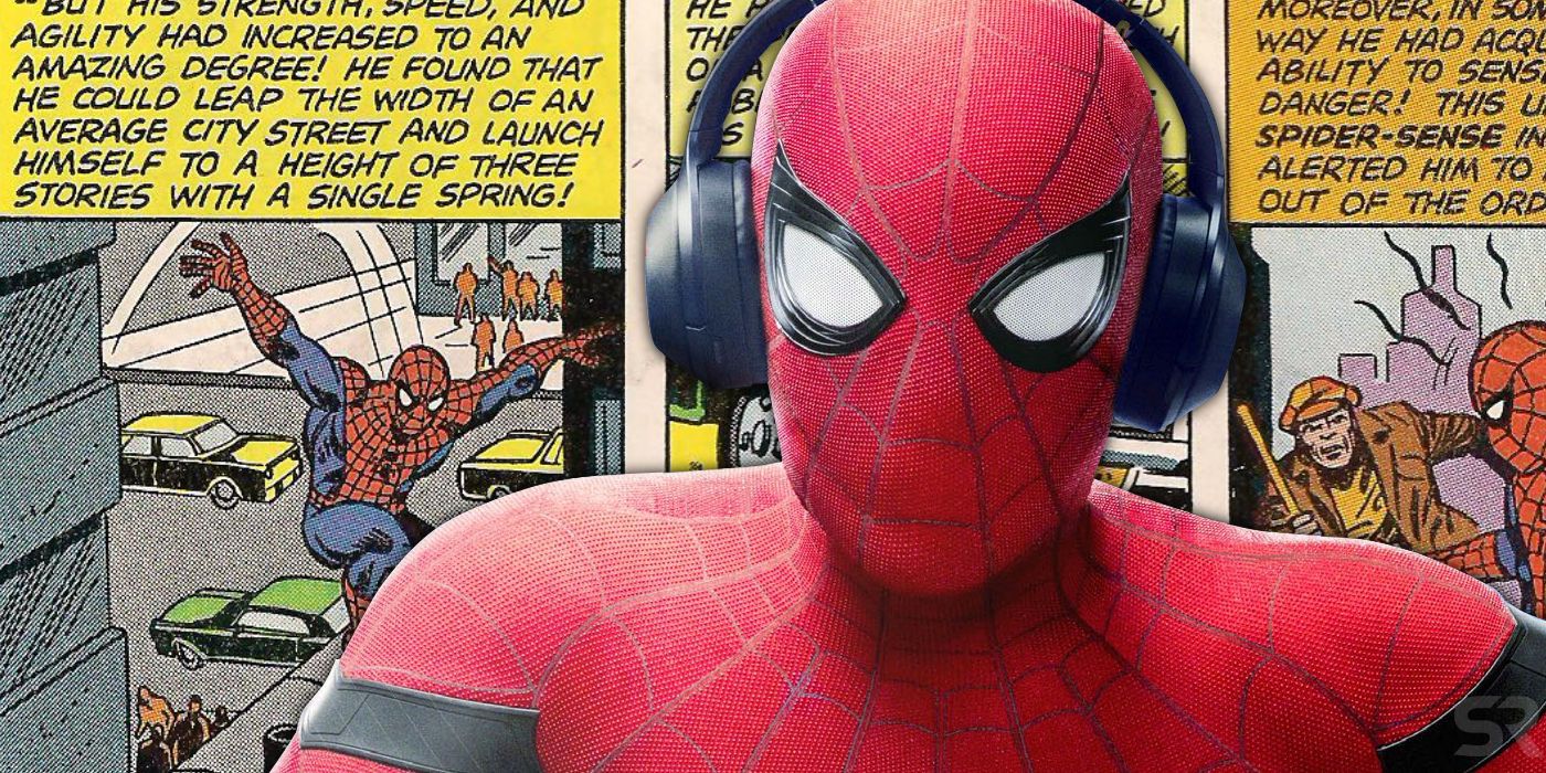 Tom Holland as Spider-Man and Marvel Comic