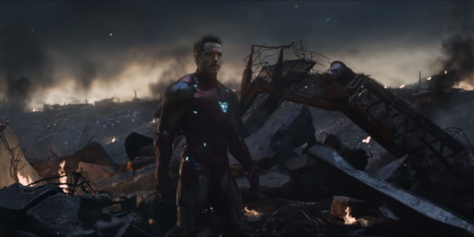 Tony Stark Iron Man Rubble Avengers Endgame