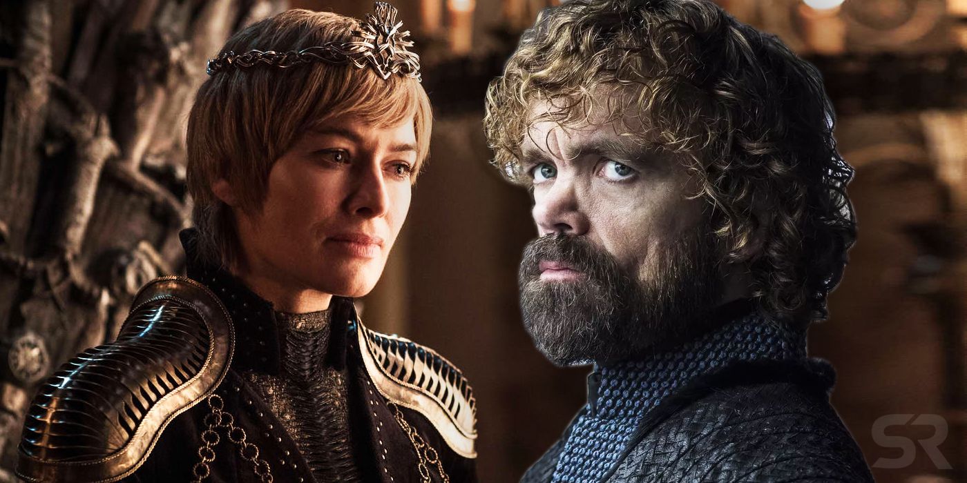 Blended image of Cersei and Tyrion Lannister in Game of Thrones