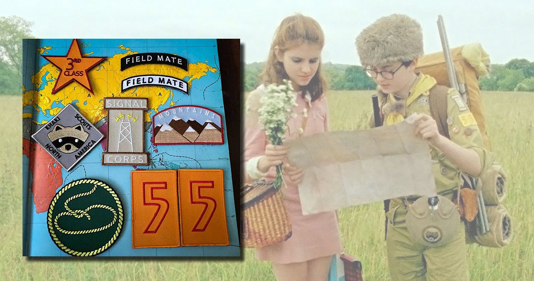 WES ANDERSON Moonrise Kingdom Patches