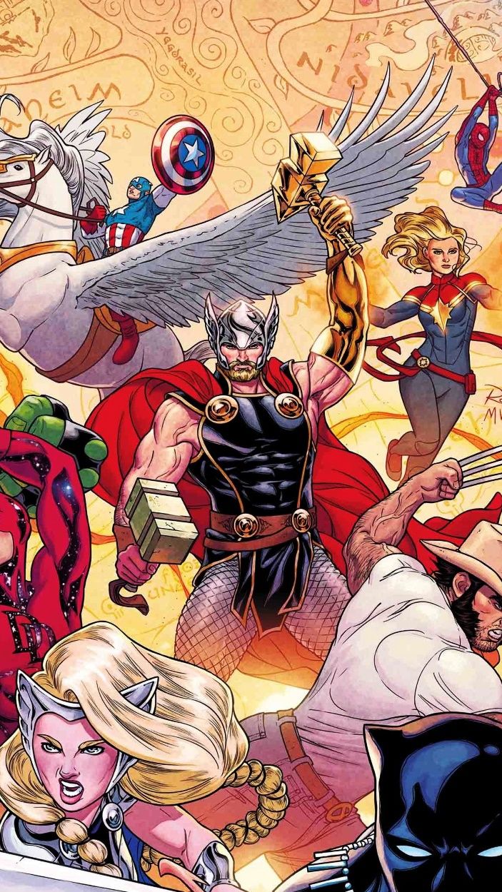 War of the Realms Thor Vertical