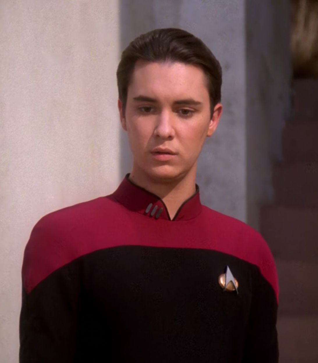 Wil Wheaton as Wesley Crusher vertical