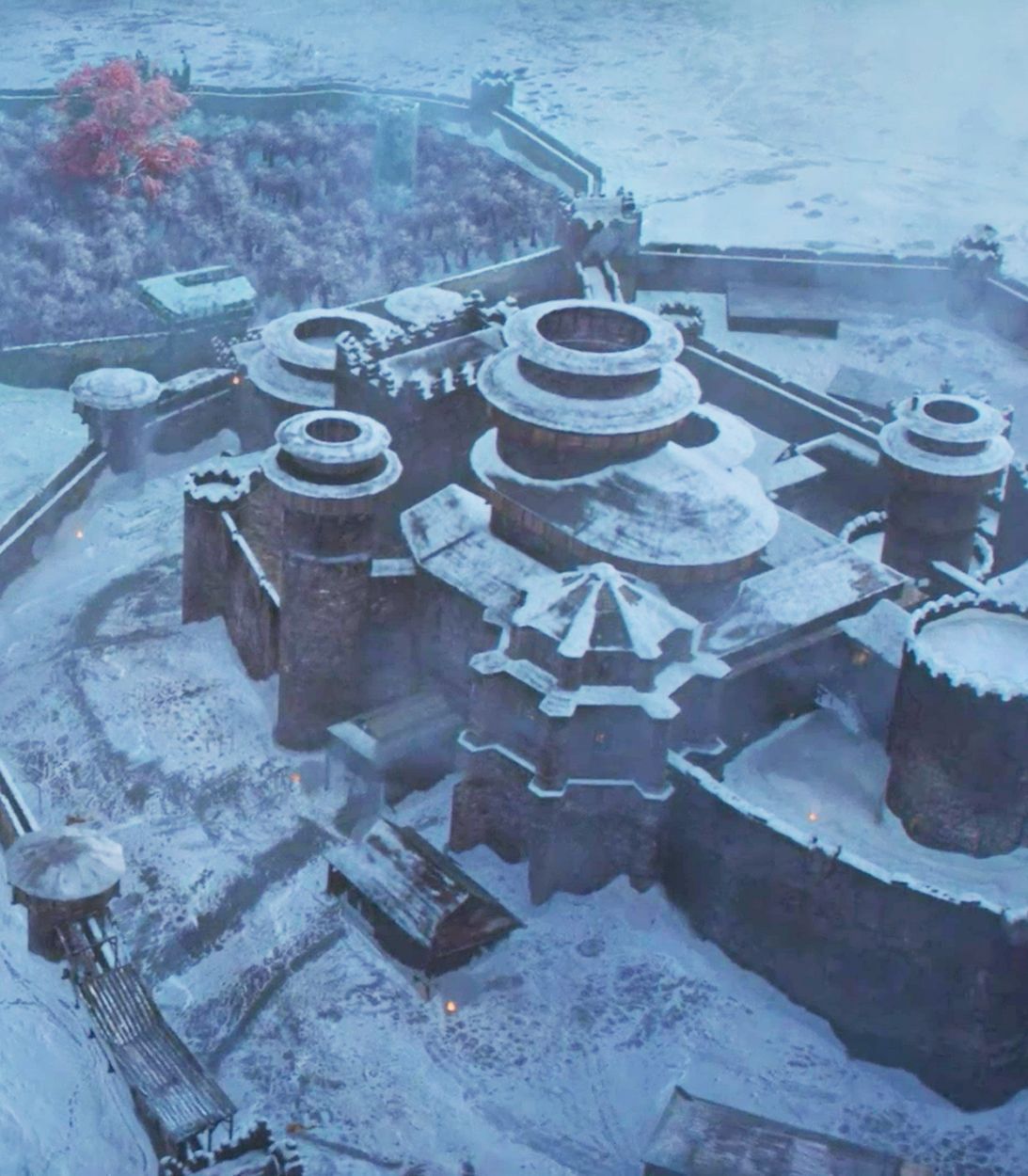 Winterfell in Game of Thrones Vertical