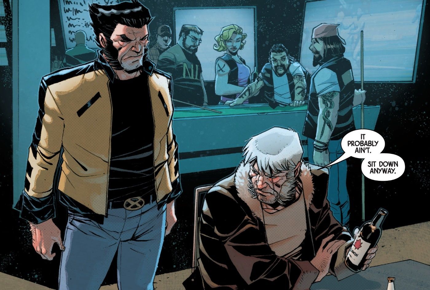 Wolverine Meets Old Man Logan Comic