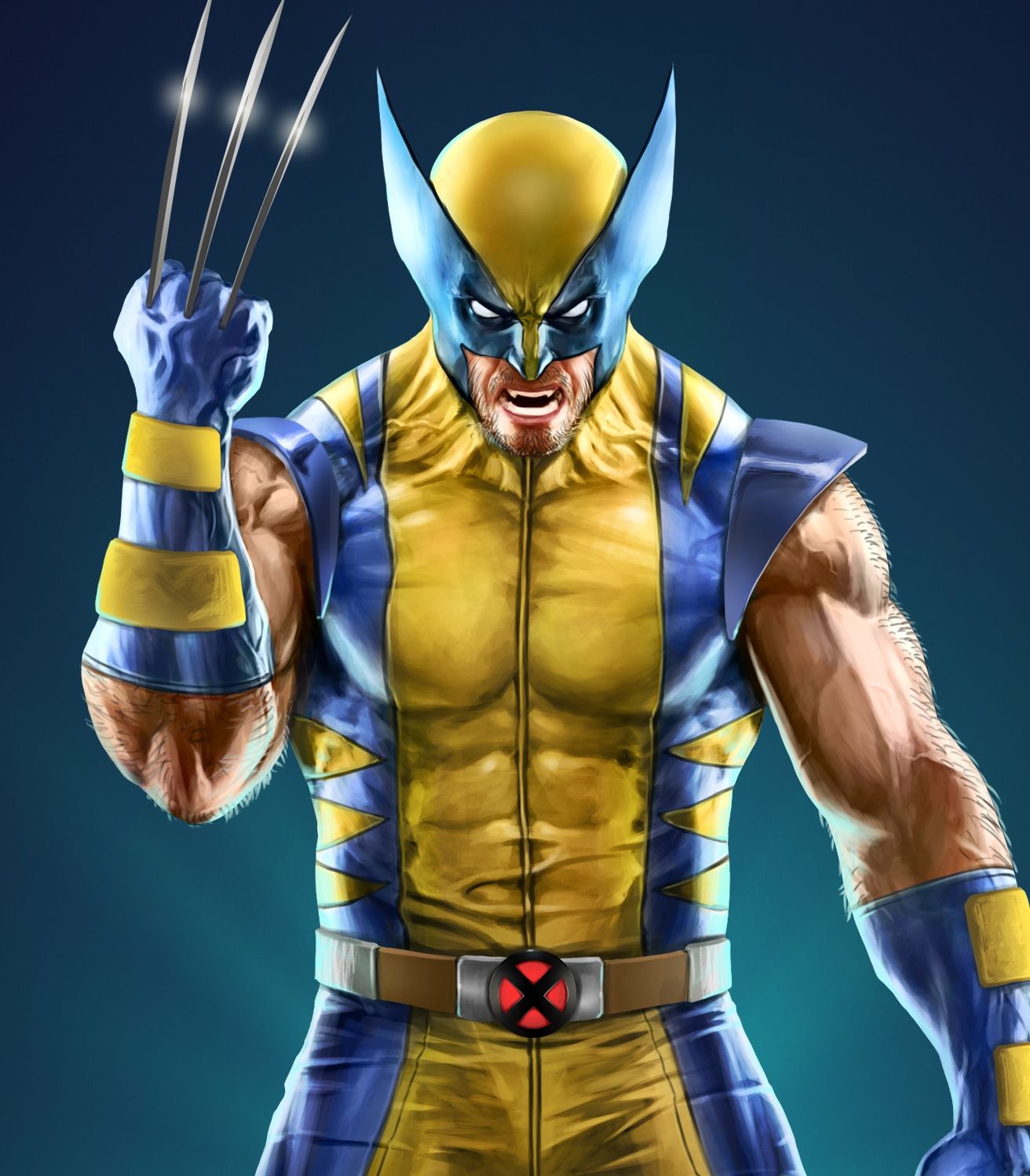 Wolverine Yellow Vertical
