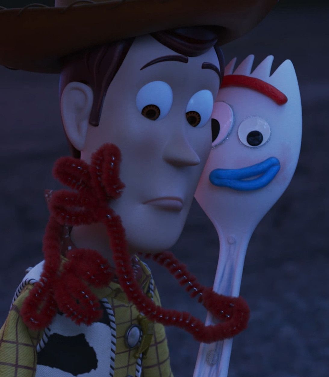 Woody And Forky In Toy Story 4