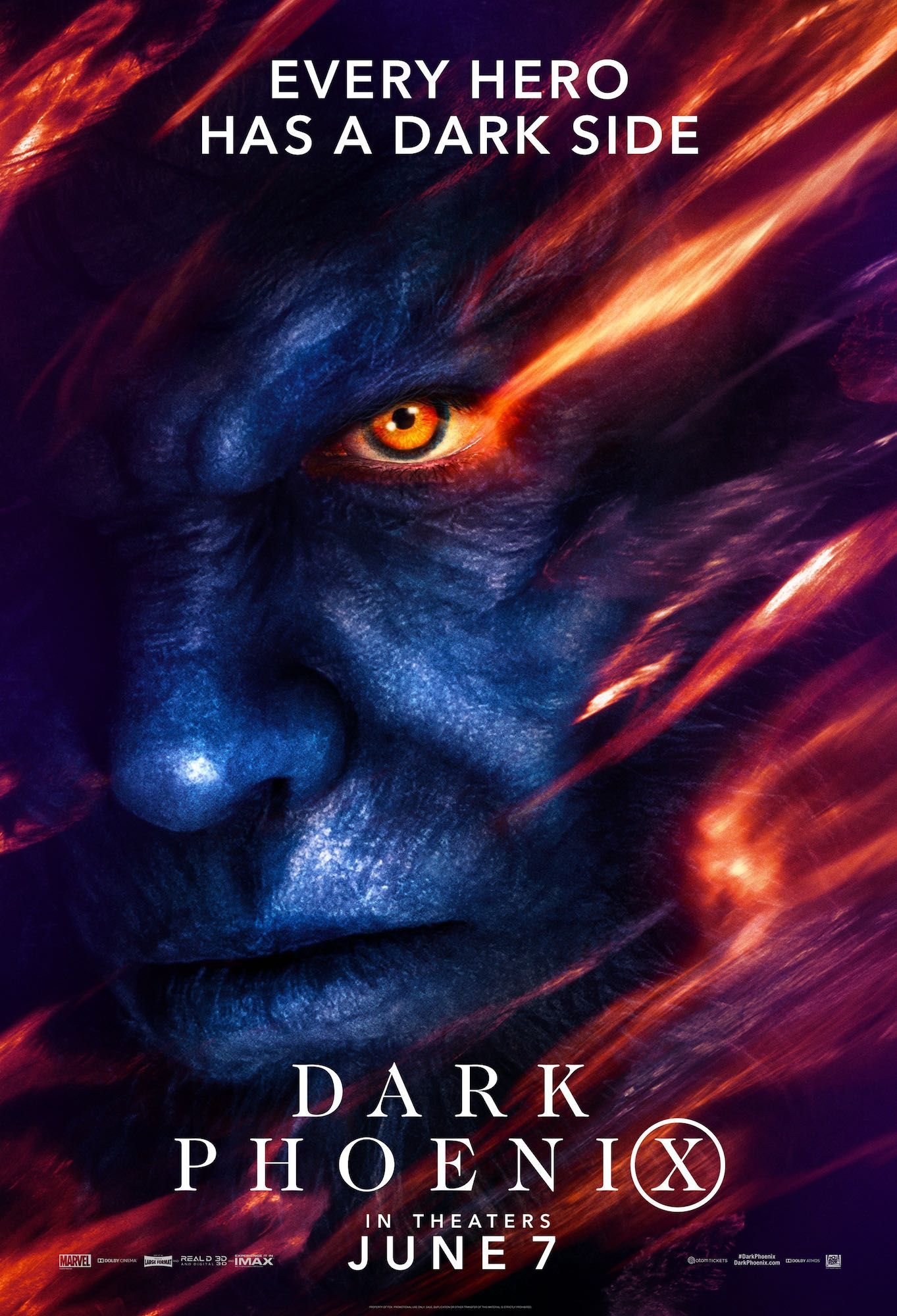 X-Men Dark Phoenix Character Posters Beast