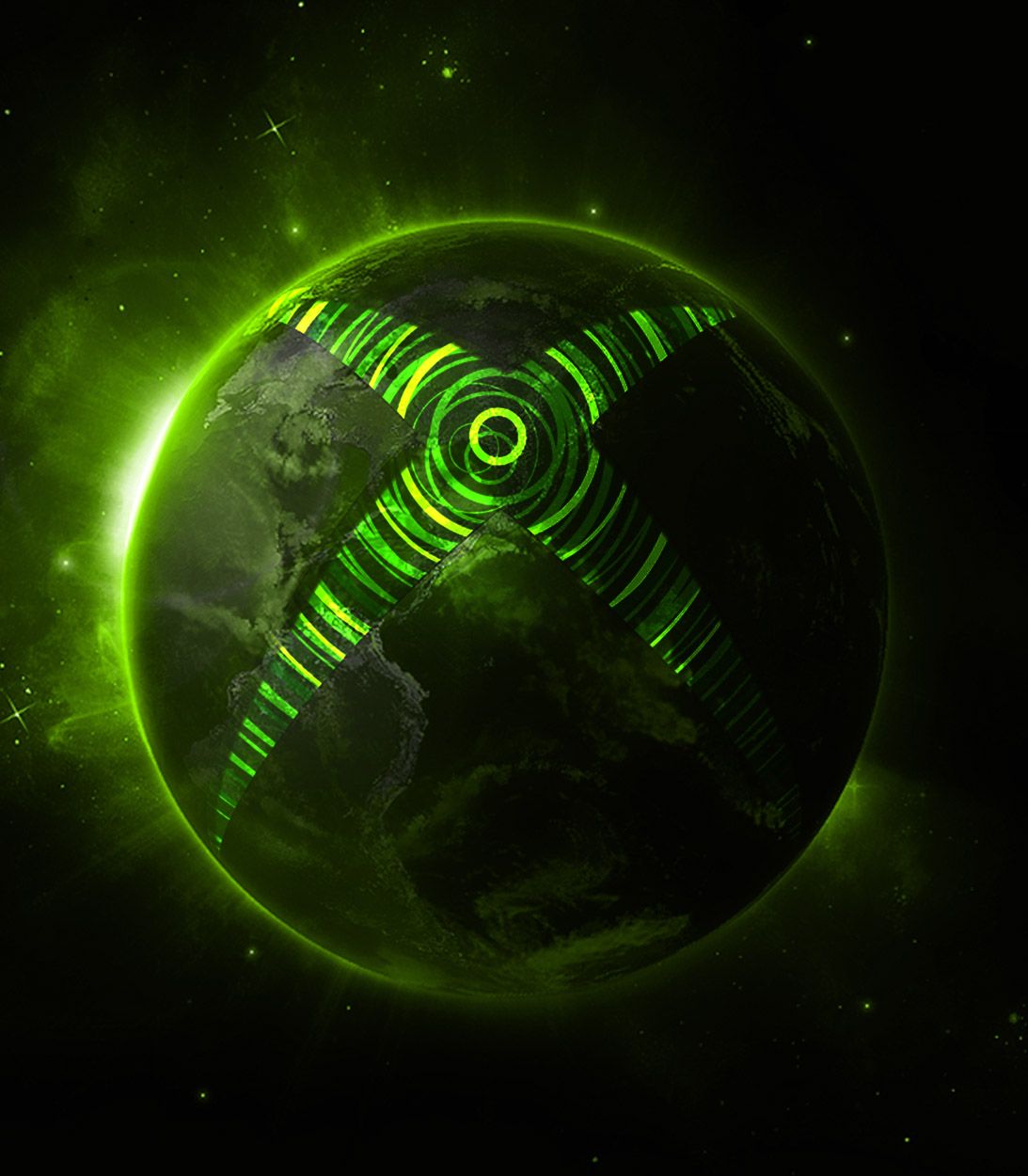 Xbox Logo Art Painting VERTICAL
