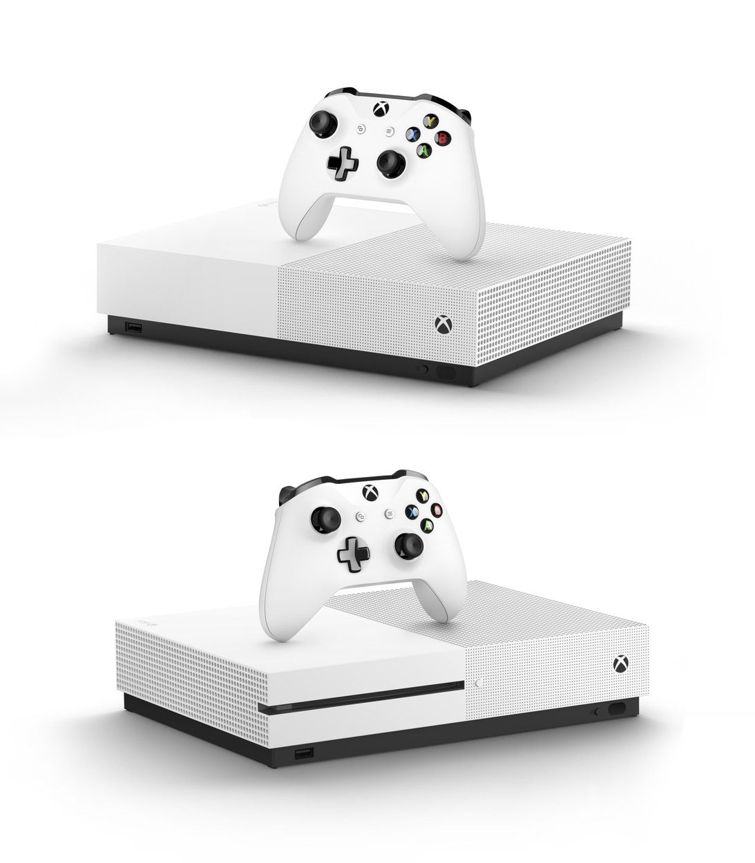 Xbox One S All-Digital vs Xbox One S VERTICAL