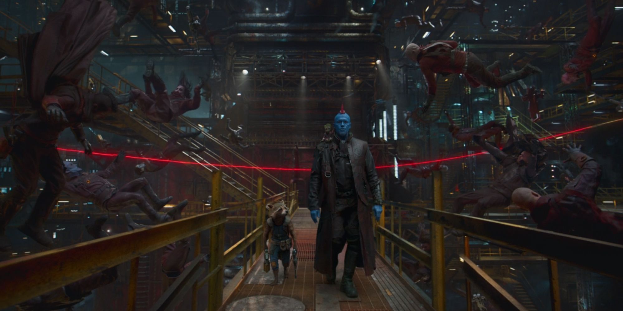 Yondu slaughtering the Ravagers with the Super Yaka arrow in Guardians Of The Galaxy Vol. 2