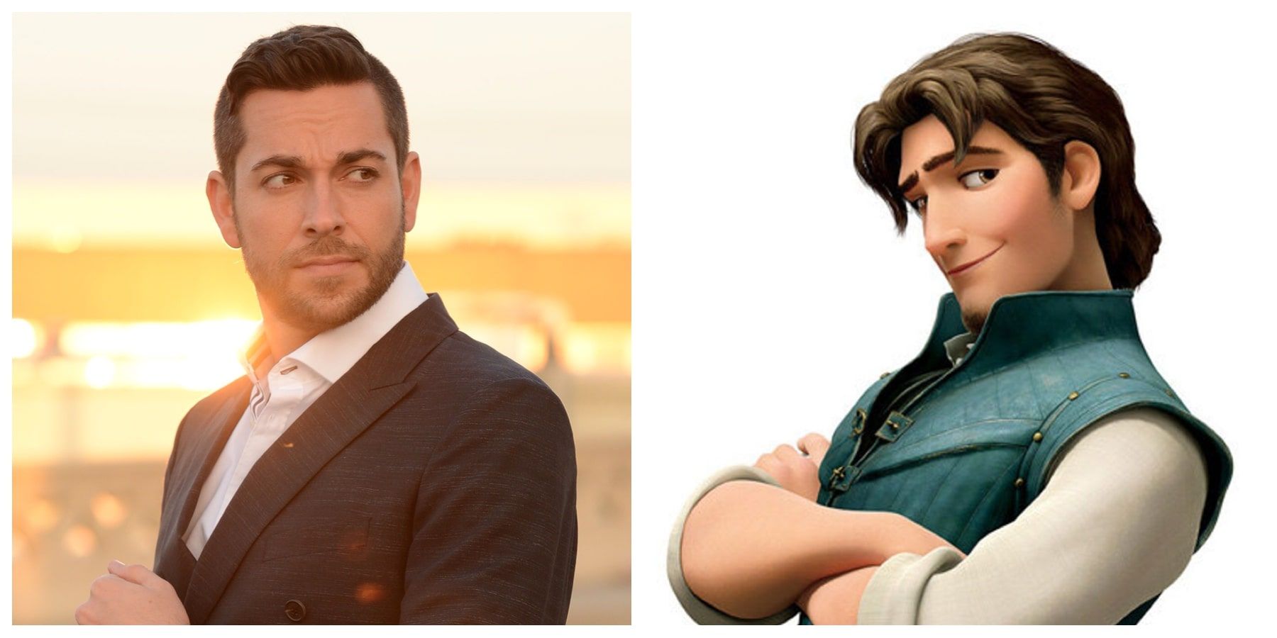 Zachary Levi as Flynn Rider in Tangled
