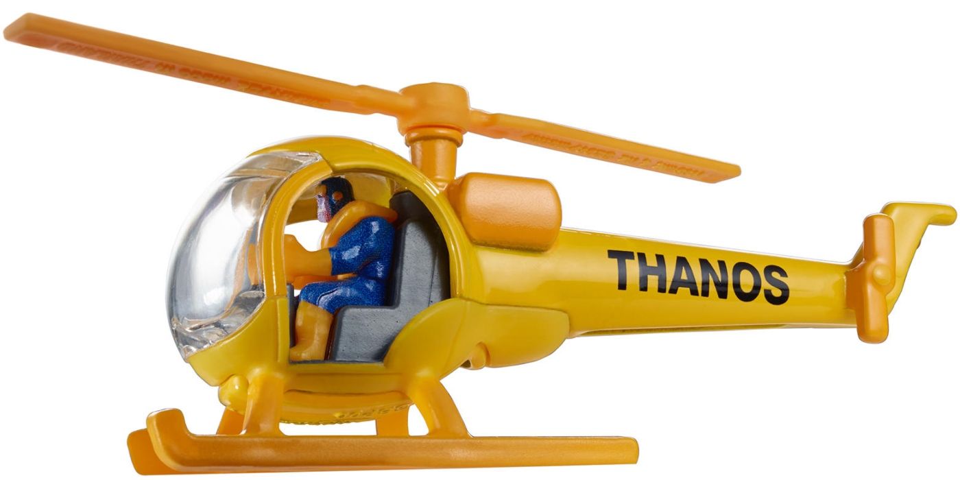hot wheels thanos copter