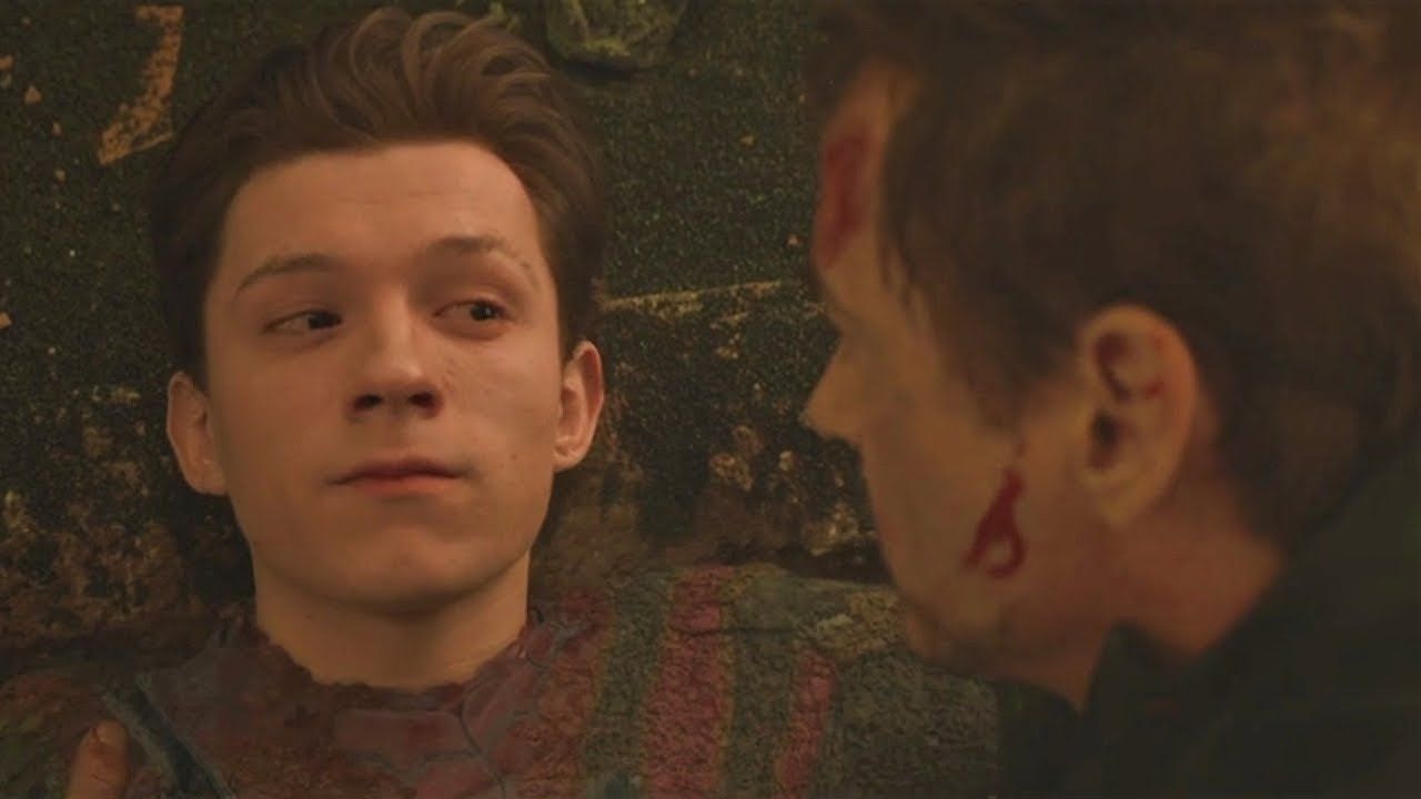 peter parker turns to dust