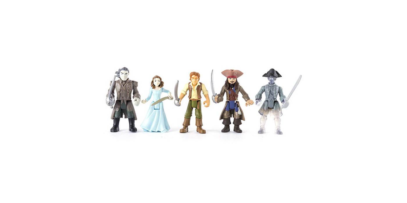 pirates of the caribbeana battle figure set