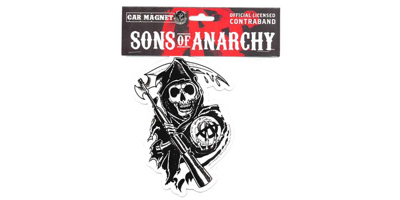 Truck Magnet ~ Licensed ~ BRAND NEW Sons of Anarchy ~ SOA Skull Logo Car 