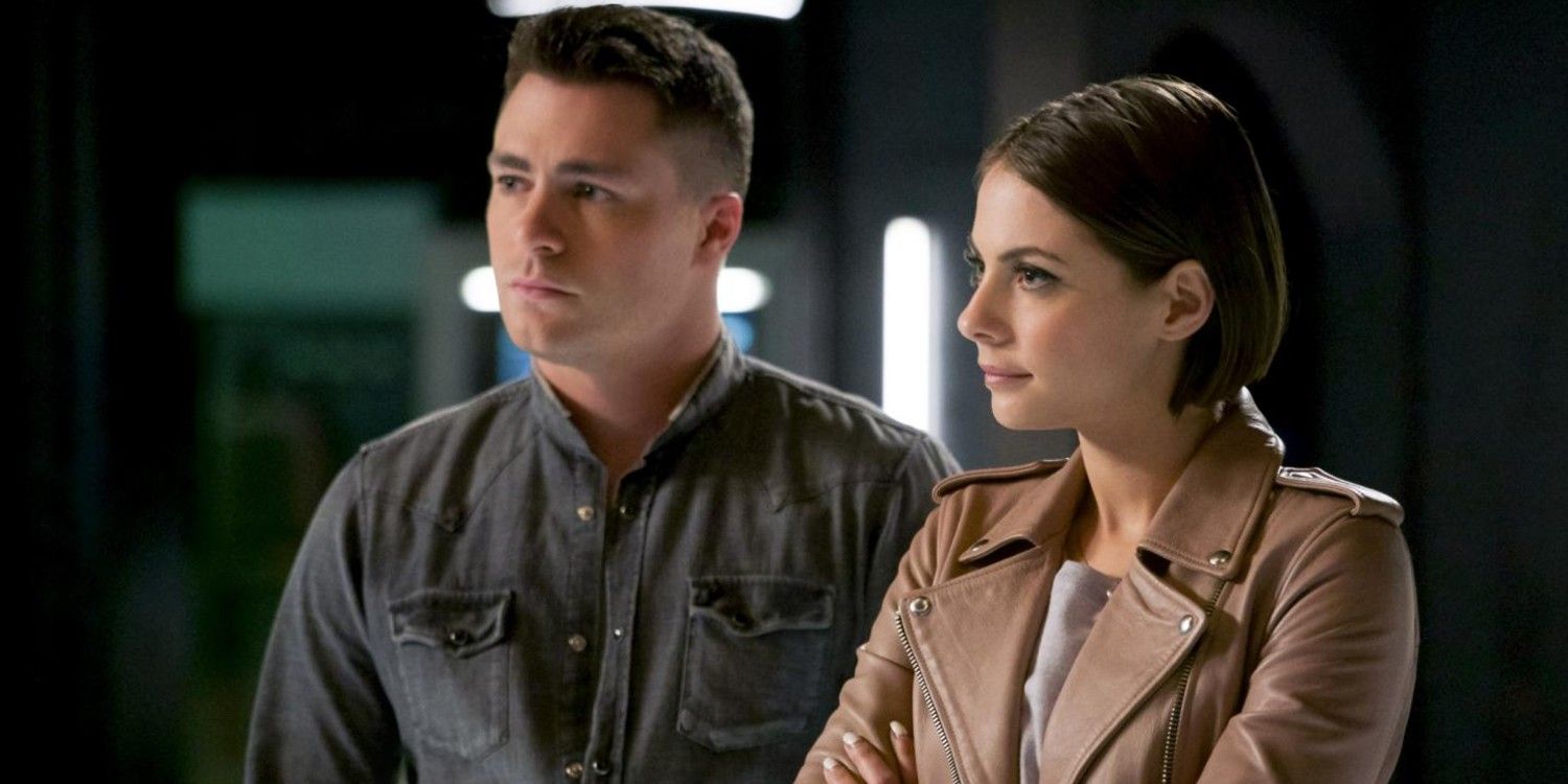 Arrow Roy Harper and Thea Queen stand side by side in Season 6