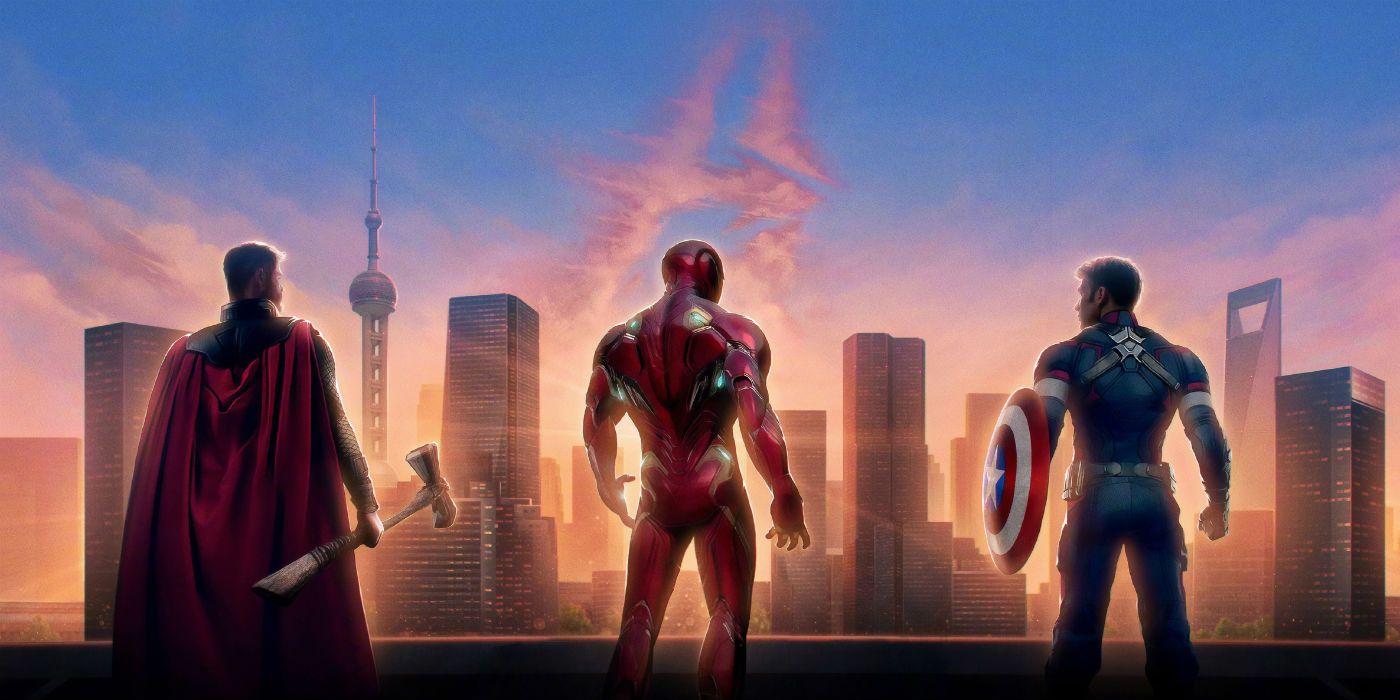 Avengers Endgame Thor Iron Man Captain America