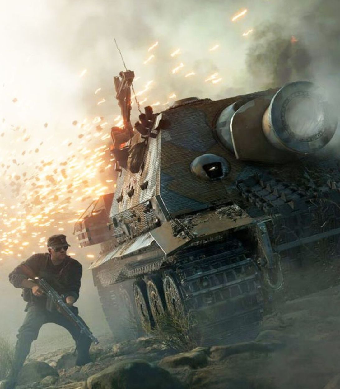 Battlefield Tank Vertical