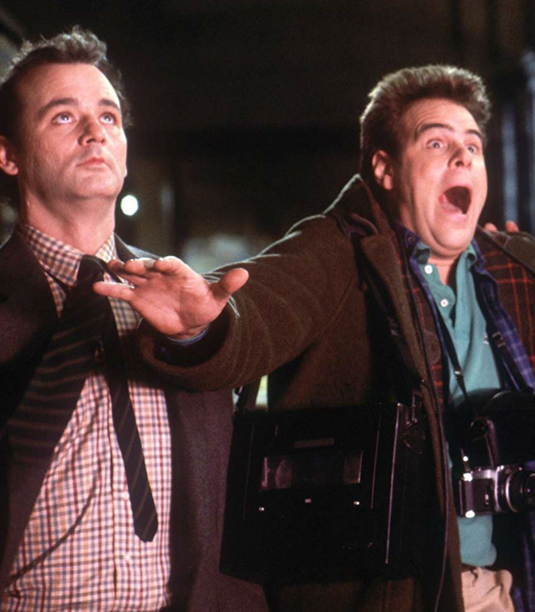 Bill Murray and Dan Aykroyd in Ghostbusters 1984 Vertical