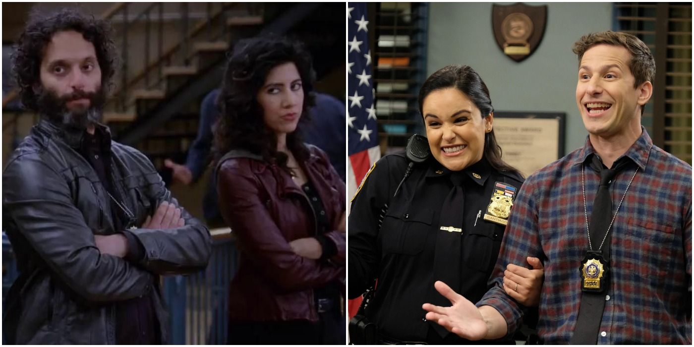 Brooklyn Nine-Nine Adrian Pimento Rosa Diaz Jake Peralta Amy Santiago