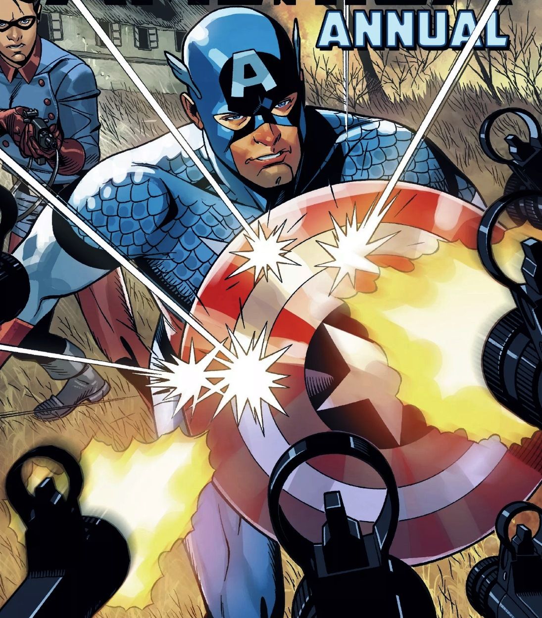 Captain America Guns Vertical