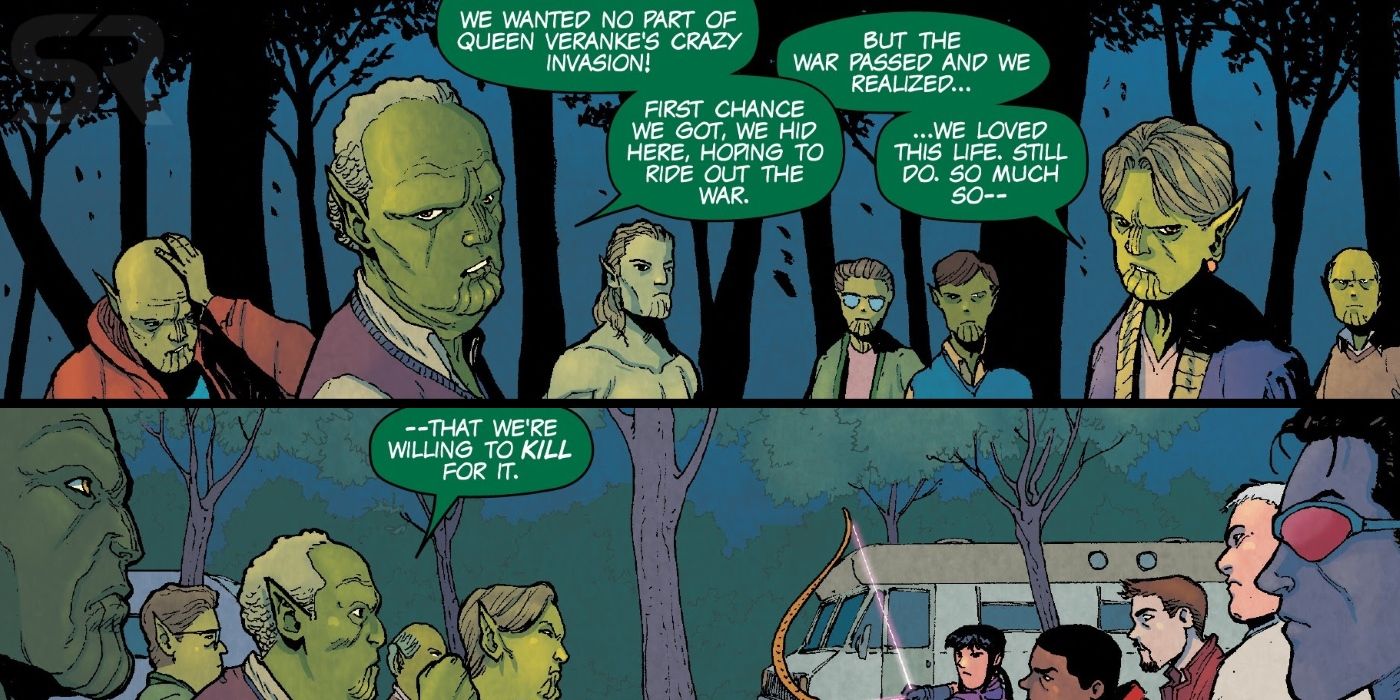 Captain Marvel Comic Good Skrulls