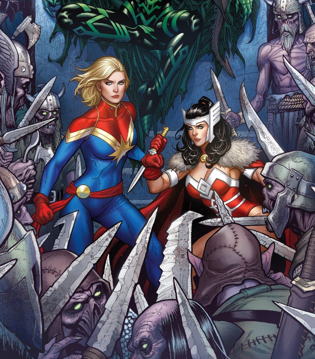 Captain Marvel Lady Sif Vertical