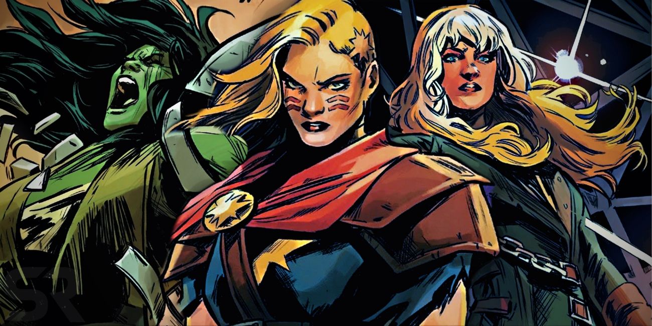 Captain Marvel Women Hero Team