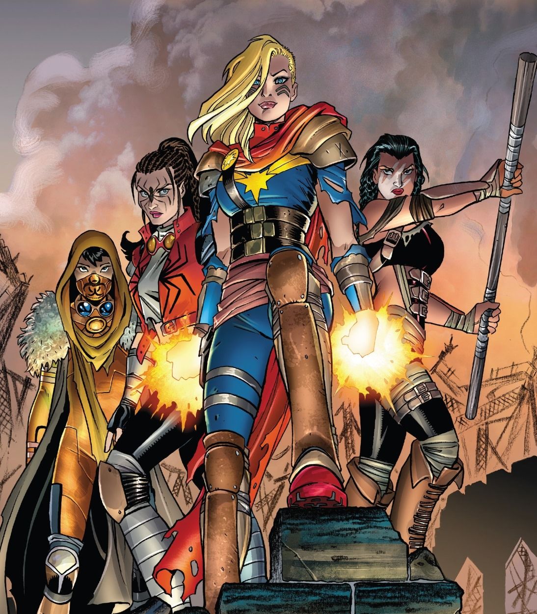Captain Marvel Women Vertical