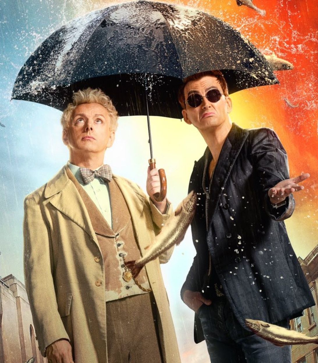 David Tennant And Michael Sheen In Good Omens