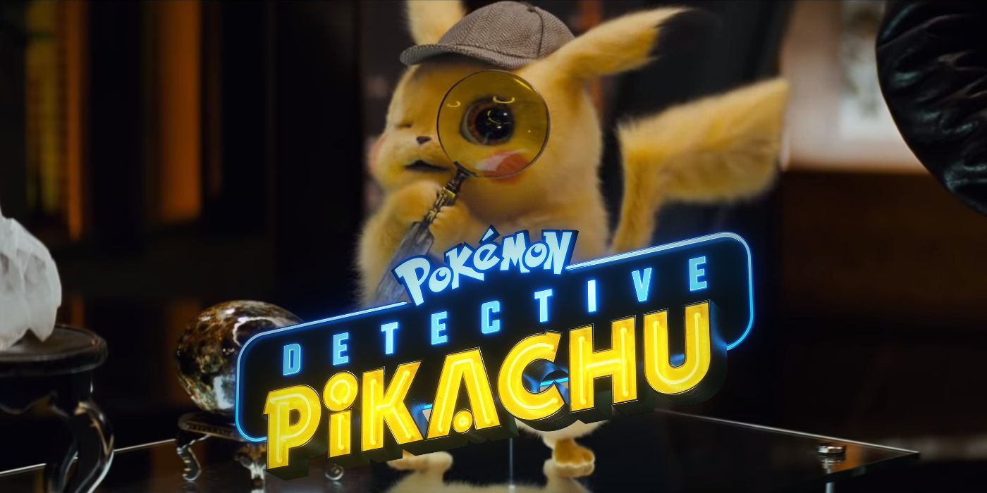 Detective Pikachu Logo Magnifying Glass