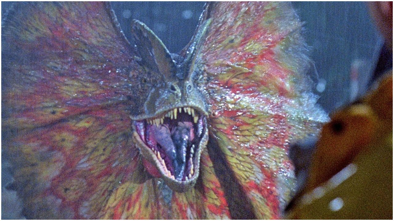 Dilophosaurus from Jurassic Park