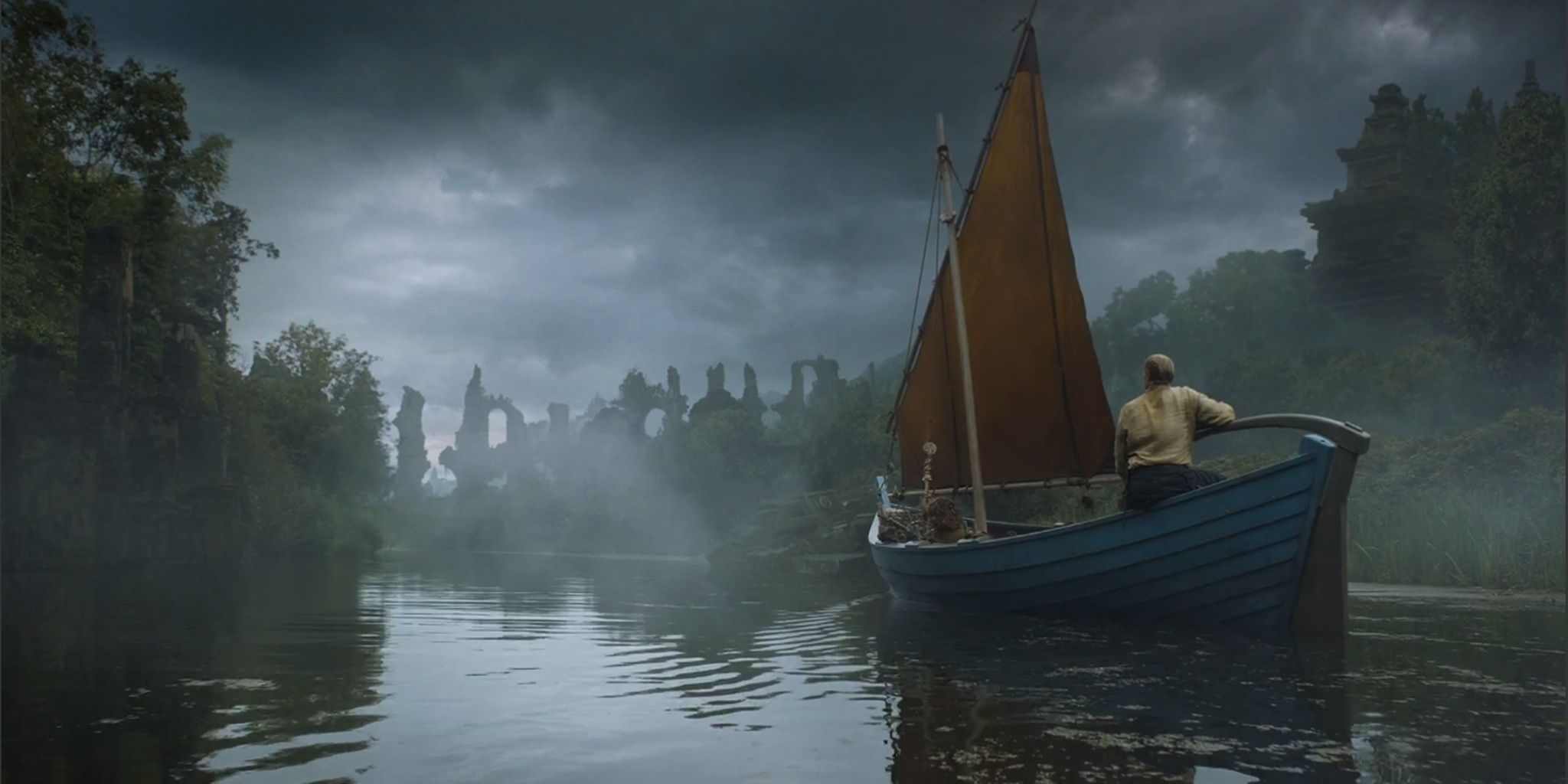 Tyrion and Jorah sail through Valyria