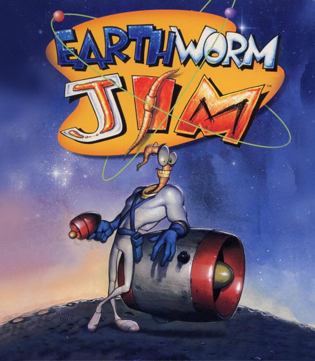 Earthworm Jim Art - Vertical